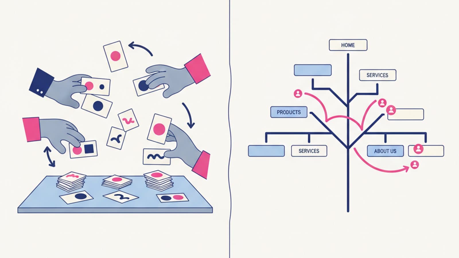 Card Sorting e Tree Testing — guida pratica ai metodi di information architecture