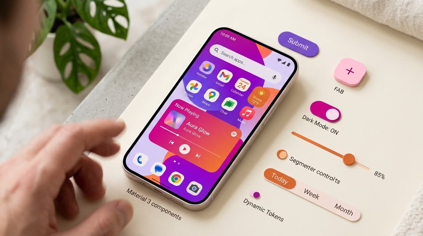 Material Design 3: novità , design tokens e quando adottarlo